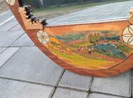 Grajewo ogłoszenia: Lustro w ozdobnej ramie wykonanej z płyty, zdobione ręcznie... - zdjęcie